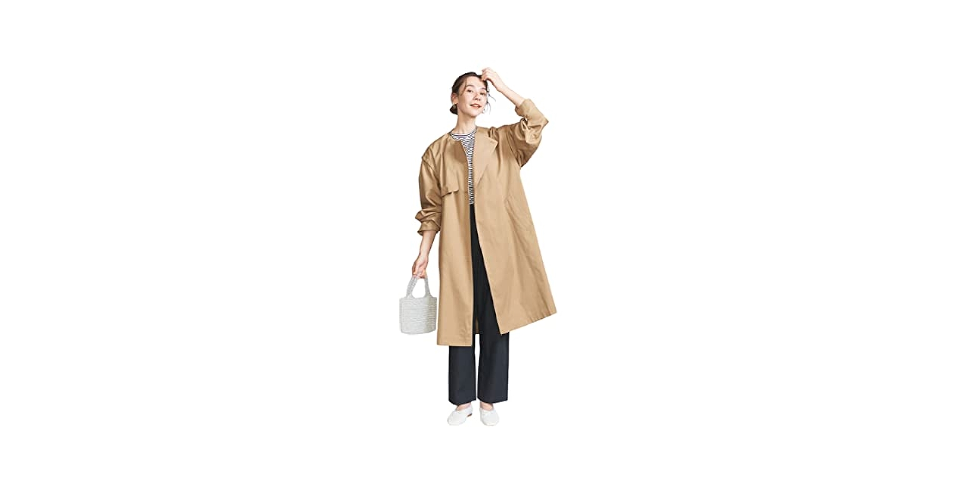 BEAUTY&YOUTH UNITED ARROWS ノーカラートレンチ＆ジレ Amazon | [ビューティー&ユース ユナイテッドアローズ] WEB限定